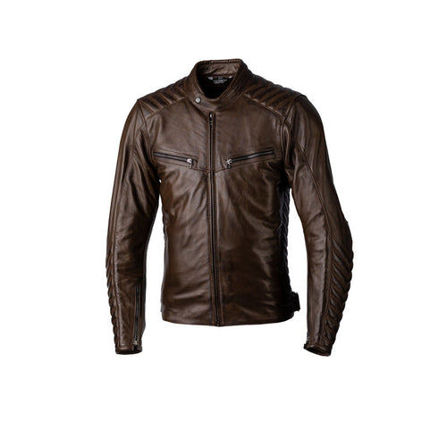 RST ROADSTER 3 CE LEATHER JACKET - BROWN