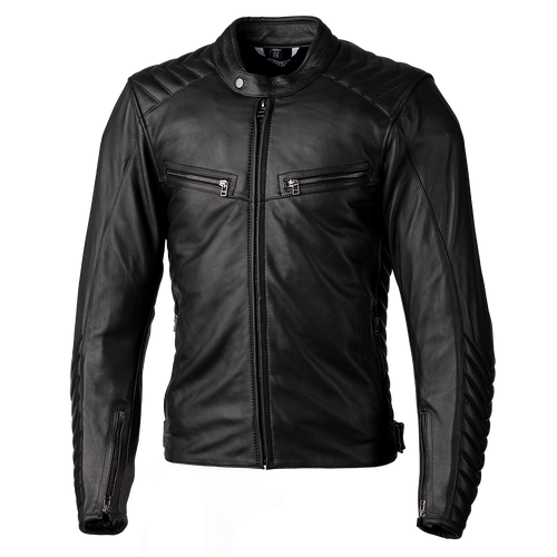 RST ROADSTER 3 CE VENTED LEATHER JACKET - BLACK