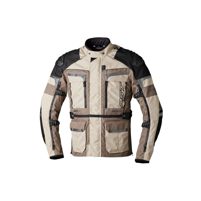 RST ADVENTURE-X PRO CE TEXTILE JACKET - SAND-BROWN
