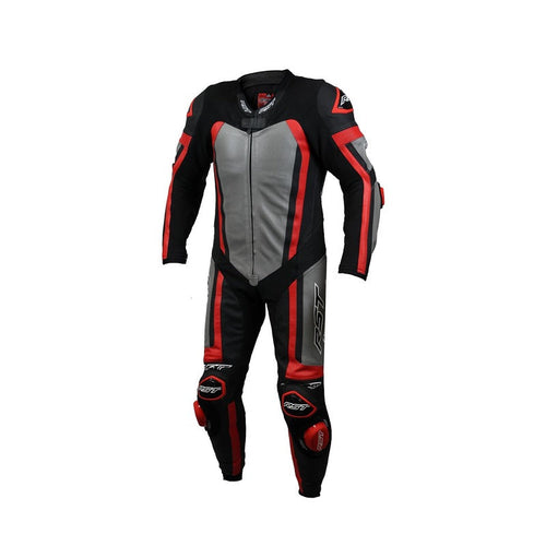 RST PRO SERIES EVO CE MEN'S LEATHER SUIT - BLACK/GREY/RED