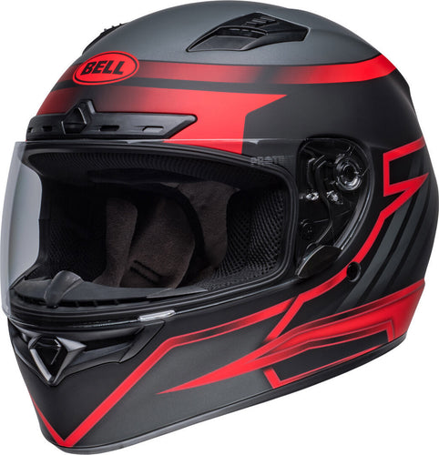 BELL QUALIFIER DLX MIPS RAISER HELMET - MATT BLACK/RED (Size: SMALL)