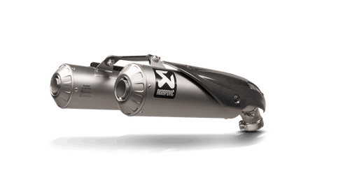 AKRAPOVIC DUCATI SCRAMBLER 1100 21>23 SLIP-ON LINE (TITANIUM)