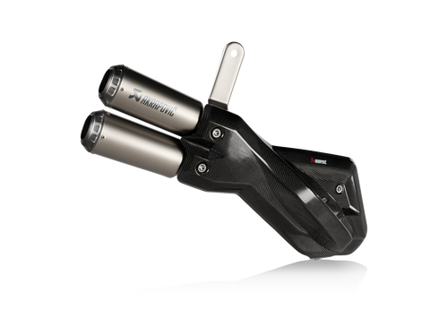 AKRAPOVIC DUCATI MULTISTRADA 950 / 950 S / V2 / V2 S 21>23 SLIP-ON LINE (TITANIUM)