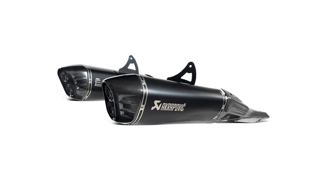 AKRAPOVIC SUZUKI GSX-1300R HAYABUSA 21>23 SLIP-ON LINE (TITANIUM)