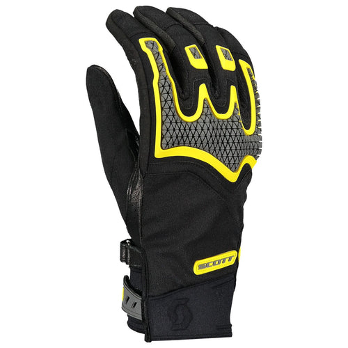 SCOTT DUALRAID BLACK/CYBER YELLOW GLOVES