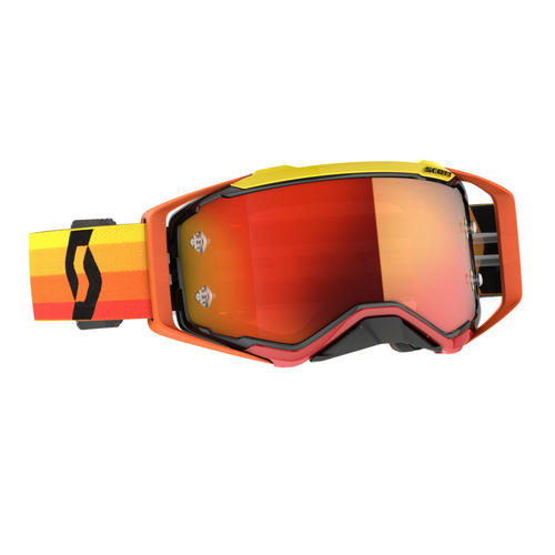 SCOTT PROSPECT GOGGLES CALIFORNIA ORANGE/YELLOW W/ORANGE CHROME WORKS LENS