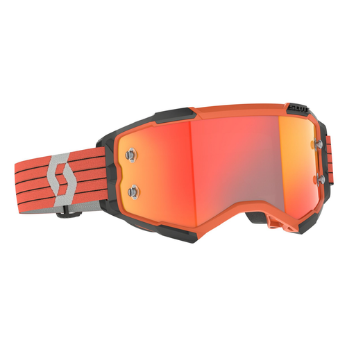 SCOTT FURY GOGGLES ORANGE/GREY W/ORANGE CHROME WORKS LENS