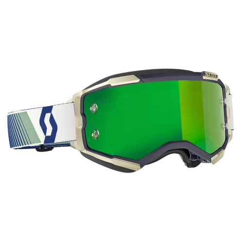 SCOTT FURY GOGGLES BLUE/GREEN W/GREEN CHROME WORKS LENS