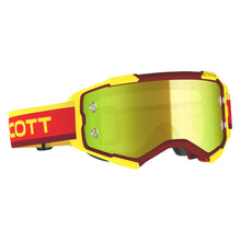 SCOTT FURY GOGGLES RED/YELLOW W/YELLOW CHROME WORKS LENS