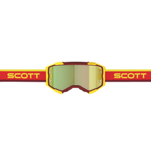 SCOTT FURY GOGGLES RED/YELLOW W/YELLOW CHROME WORKS LENS