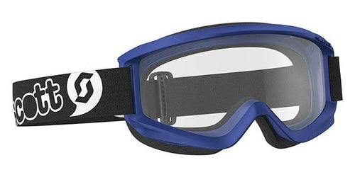 SCOTT AGENT JUNIOR GOGGLES BLUE W/CLEAR SINGLE LENS