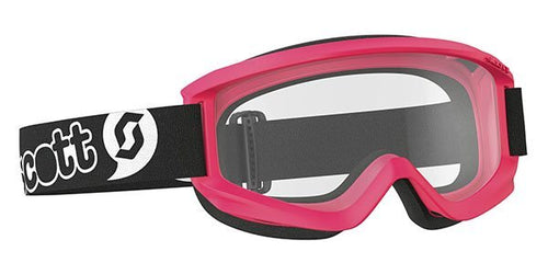 SCOTT AGENT JUNIOR GOGGLES PINK W/CLEAR SINGLE LENS