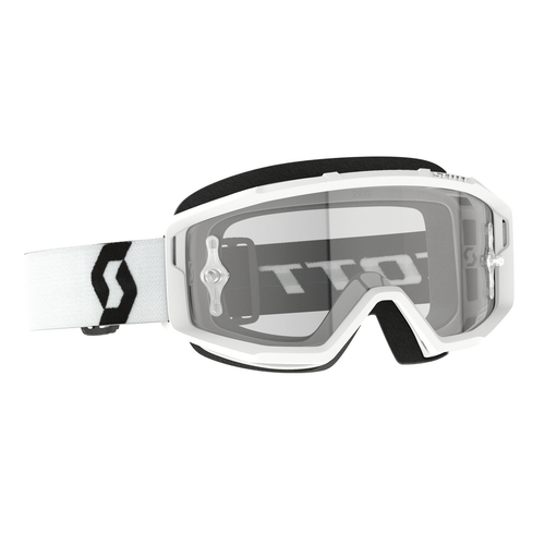 SCOTT PRIMAL CLEAR GOGGLES WHITE W/CLEAR WORKS LENS