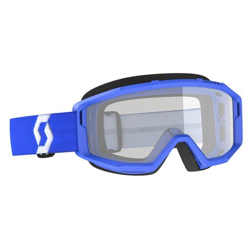 SCOTT PRIMAL CLEAR GOGGLES BLUE W/CLEAR LENS