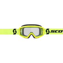 SCOTT PRIMAL CLEAR GOGGLES YELLOW/BLACK W/CLEAR WORKS LENS