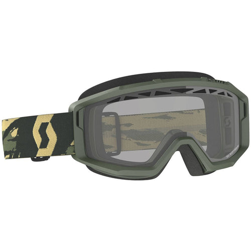 SCOTT PRIMAL ENDURO GOGGLES CAMO KAKI W/CLEAR LENS