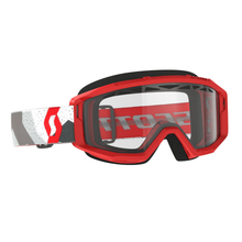 SCOTT PRIMAL ENDURO GOGGLES CAMO WHITE/RED W/CLEAR LENS