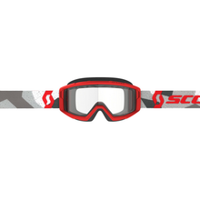 SCOTT PRIMAL ENDURO GOGGLES CAMO WHITE/RED W/CLEAR LENS