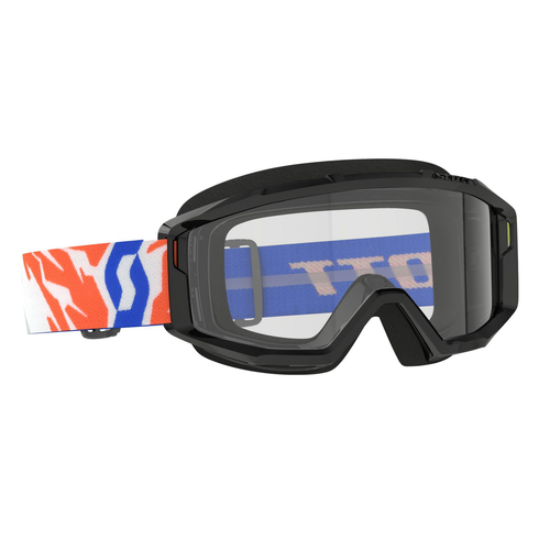 SCOTT PRIMAL YOUTH GOGGLES BLACK W/CLEAR LENS