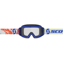 SCOTT PRIMAL YOUTH GOGGLES BLUE W/CLEAR LENS