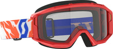 SCOTT PRIMAL YOUTH GOGGLES RED W/CLEAR LENS