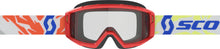 SCOTT PRIMAL YOUTH GOGGLES RED W/CLEAR LENS