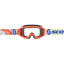 SCOTT PRIMAL YOUTH GOGGLES ORANGE W/CLEAR LENS