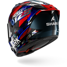 AERON ZARCO GP DE FRANCE FULL FACE HELMET - CARBON/BLUE/CHROME