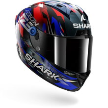 AERON ZARCO GP DE FRANCE FULL FACE HELMET - CARBON/BLUE/CHROME
