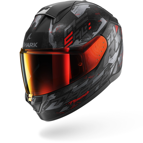 SHARK RIDILL 2 MOLOKAI FULL FACE HELMET - MATTE BLACK/ANTHRACITE/RED