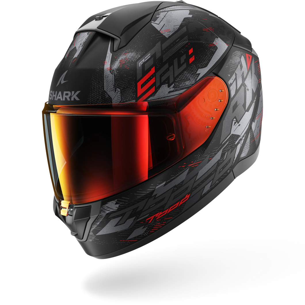 SHARK RIDILL 2 MOLOKAI FULL FACE HELMET - MATTE BLACK/ANTHRACITE/RED