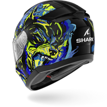 SHARK RIDILL 2 RAGING BEAST FULL FACE HELMET - BLACK/BLUE/GREEN
