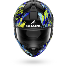 SHARK RIDILL 2 RAGING BEAST FULL FACE HELMET - BLACK/BLUE/GREEN