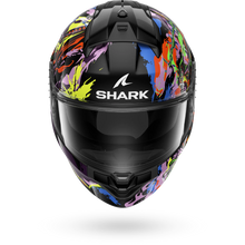 SHARK RIDILL 2 RAGING BEAST FULL FACE HELMET - BLACK/VIOLET/YELLOW