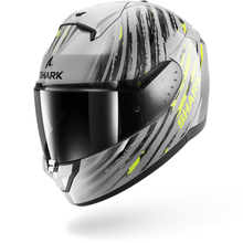 RIDILL 2 ASSYA FULL FACE HELMET - SILVER/ANTHRACITE/YELLOW
