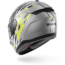RIDILL 2 ASSYA FULL FACE HELMET - SILVER/ANTHRACITE/YELLOW