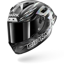 SHARK AERON-GP FIM RACING #2 REPLICA ZARCO WINTER TEST 26 HELMET - ANTHRACITE CHROME