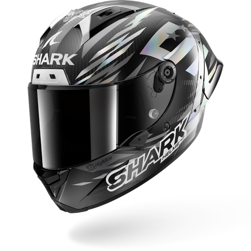 SHARK AERON-GP FIM RACING #2 REPLICA ZARCO WINTER TEST 26 HELMET - ANTHRACITE CHROME