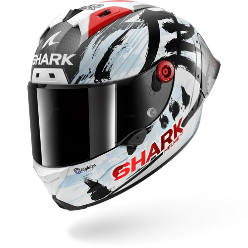 SHARK AERON-GP FIM RACING #2 REPLICA ZARCO SUZUKA 26 MATTE HELMET - CARBON WHITE BLACK