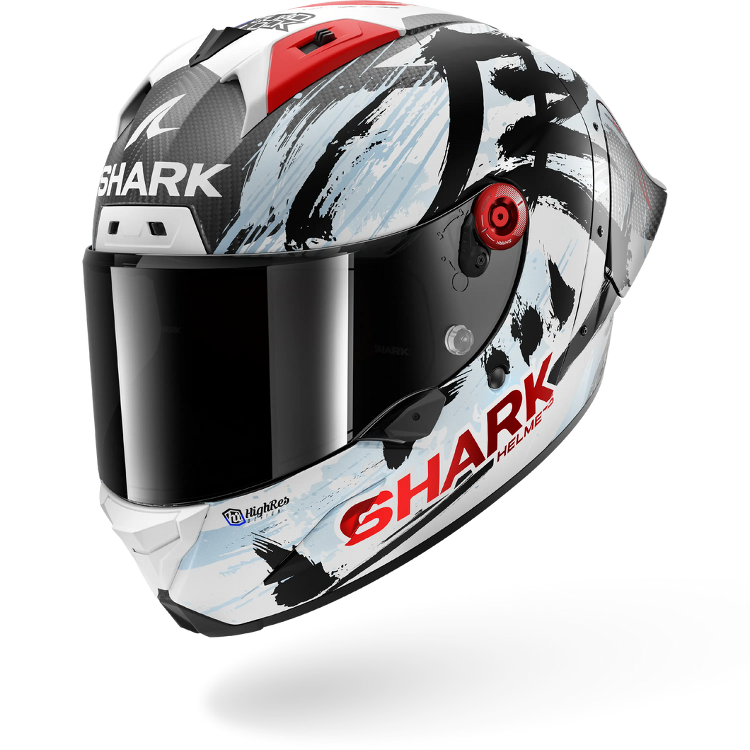 SHARK AERON-GP FIM RACING #2 REPLICA ZARCO SUZUKA 26 MATTE HELMET - CARBON WHITE BLACK