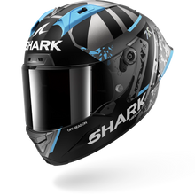 SHARK AERON-GP FIM RACING #2 REPLICA RAUL FERNANDEZ WINTER TEST 26 HELMET - ANTHRACITE BLUE SILVER