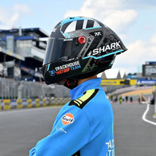 SHARK AERON-GP FIM RACING #2 REPLICA RAUL FERNANDEZ WINTER TEST 26 HELMET - ANTHRACITE BLUE SILVER