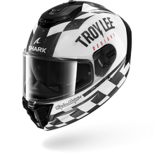 SHARK SPARTAN RS RACESHOP Troy Lee Designs HELMET - WHITE/BLACK/RED