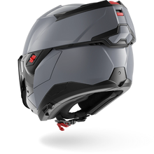 SHARK OXO DARK SHADOW GUN SILVER FLIP OVER MODULAR HELMET + DARK TINT VISOR