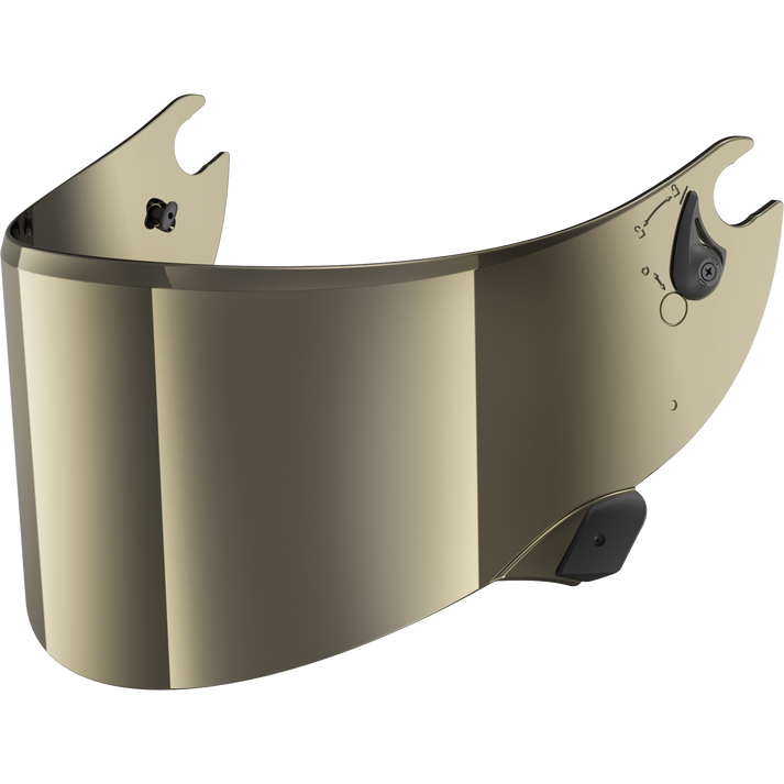 SHARK RACE R PRO GP ANTI SCRATCH / ANTI FOG - IRIDIUM GOLD VISOR
