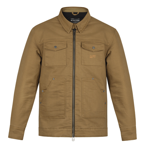 SILK ROAD UTILITY JACKET - BROWN