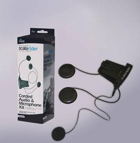 CARDO AUDIO & CORDED MICROPHONE KIT FOR SOLO/Q2/TEAMSET/FM