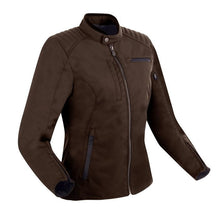 SEGURA ETERNAL WOMENS MOTORCYCLE JACKET MAROON BROWN