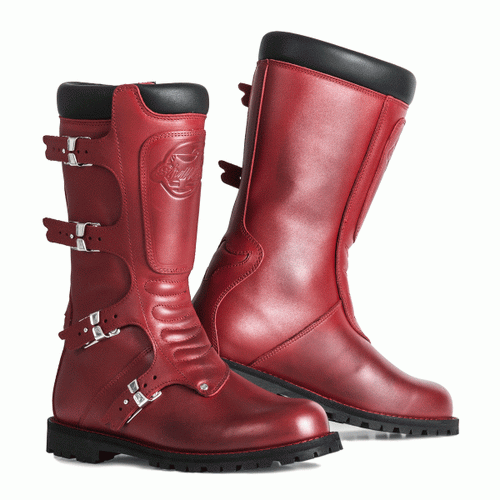 STYLMARTIN CONTINENTAL BOOTS - RED