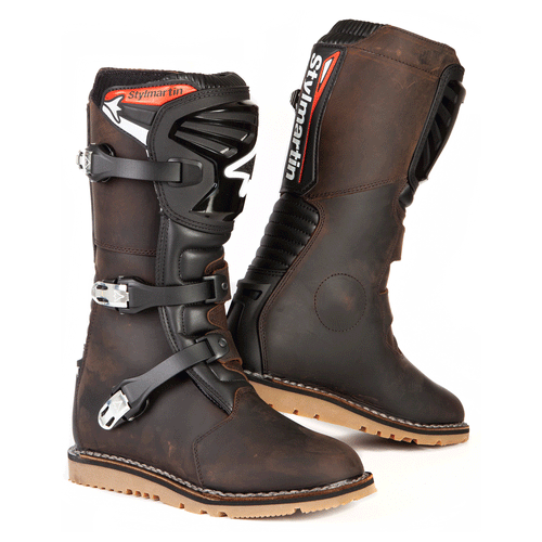 STYLMARTIN IMPACT RS WATERPROOF BOOTS - BROWN